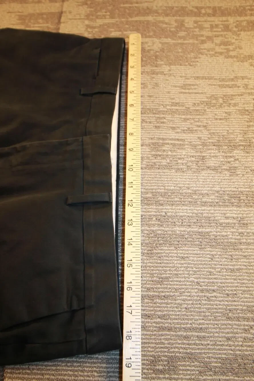Banana Republic Mason Athletic Pants Mens 36x30 Black Chino Tapered Leg Casual
